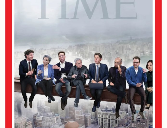 《时代》2025年度人物：AI缔造者重现“摩天楼顶上的午餐”