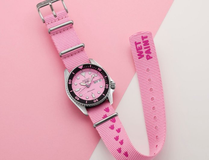 Seiko粉紅錶出現腳印！　粉紅豹搞的鬼