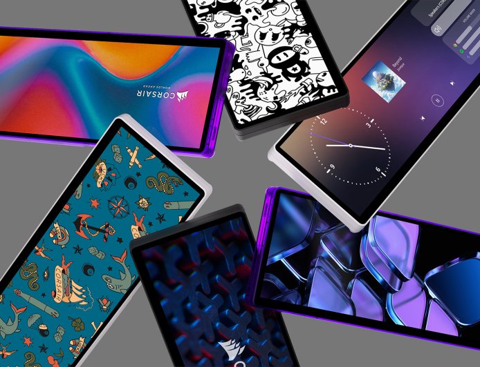 为游戏创作环境增添一抹亮色，海盗船推出原子紫与白色版 XENEON EDGE 副屏