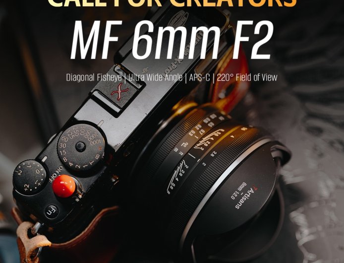 七工匠预热 MF 6mm f/2 半画幅手动对焦镜头：品牌最广焦距，220° 鱼眼视角