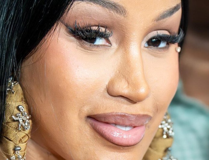 Cardi B’s Post-Baby Glow Puts Body Confidence, And Her Lace Bra, Front And Center