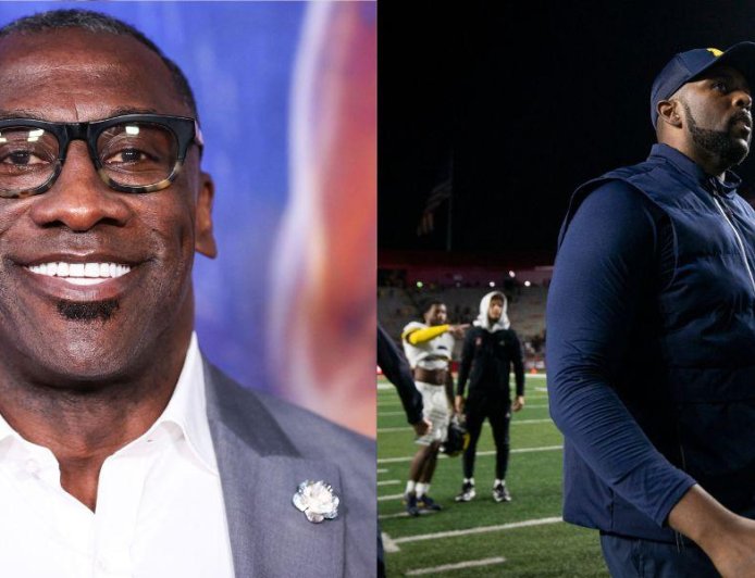 Fans Remind Shannon Sharpe That Sherrone Moore Is Not A 'Victim' After Controversial Comments