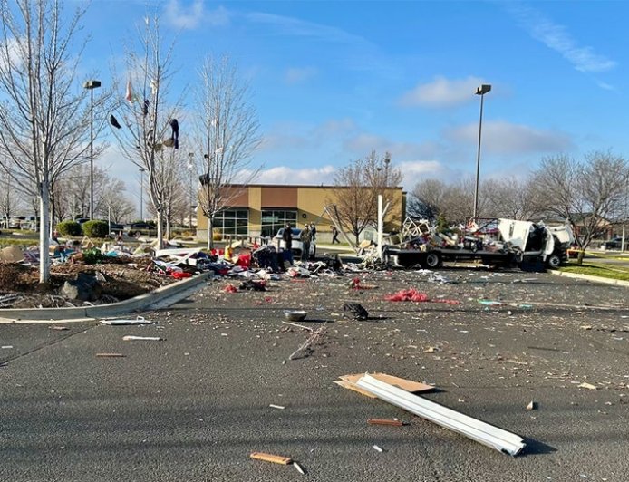 One person killed after U-Haul truck explodes in Idaho retail shopping center parking lot