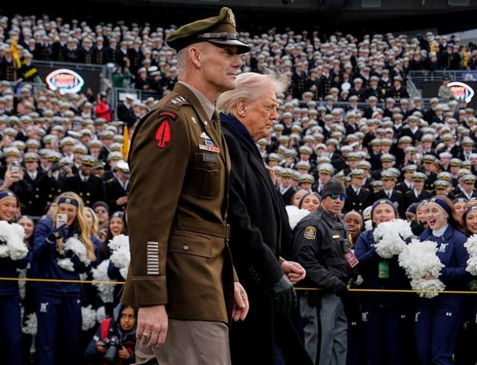 Trump returns to Army-Navy showdown as Syrian ambush kills 2 US soldiers, interpreter