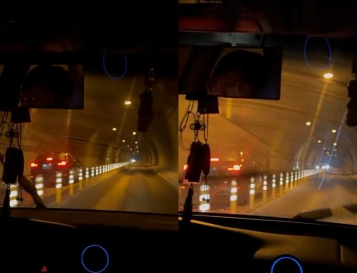 驚險！新澳隧道黑車逆向「頂尖對決」　疑駕駛誤闖調撥車道