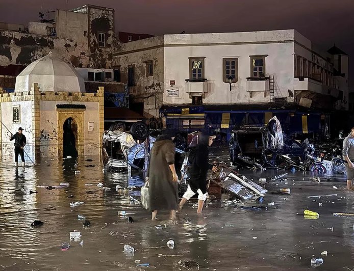 摩洛哥暴雨引发山洪 37人遇难