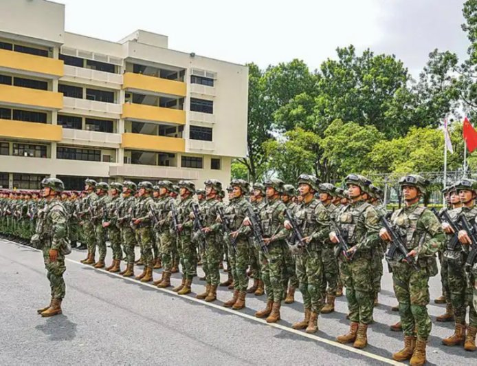 中新“合作-2025”陆军联合训练展开混编联训