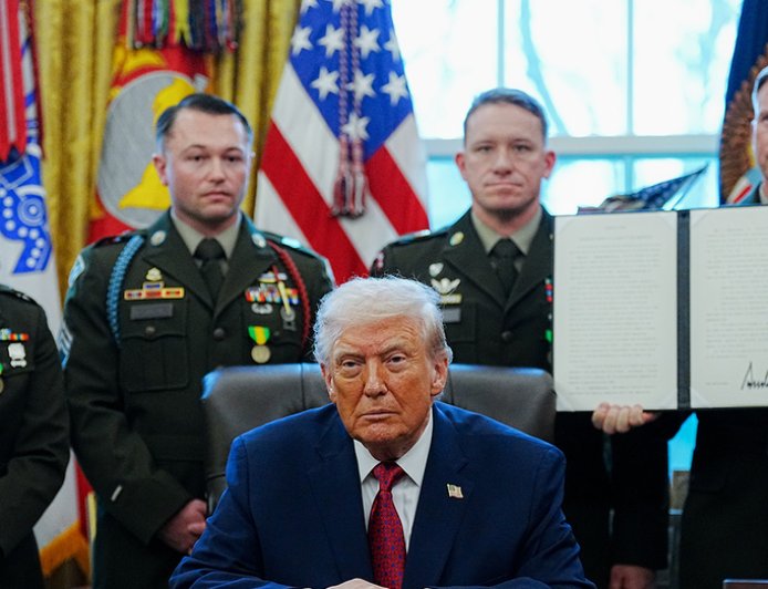 Trump signs order declaring illicit fentanyl a 'weapon of mass destruction,' citing national-security risks