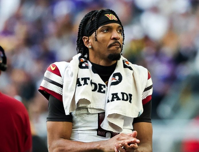 Commanders shut down Jayden Daniels for remaining 3 games, ending injury-riddled season