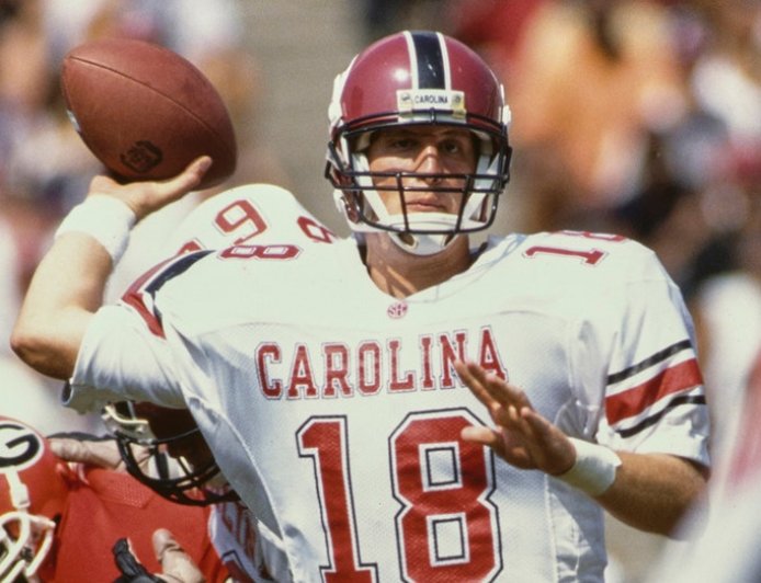 South Carolina legend Steve Taneyhill, known for iconic 'home run' touchdown celebration, dead at 52