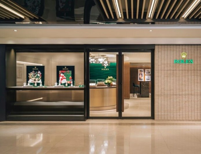 勞力士80坪大店落腳麗晶精品　機芯牆太美、鑑賞舒適度大升級