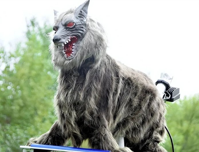 日本多地用“机器狼”驱赶熊 眼睛闪着红光，随机发出90分贝噪音