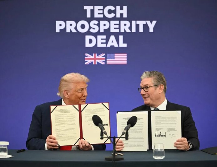 美国暂停执行与英国达成的科技繁荣协议