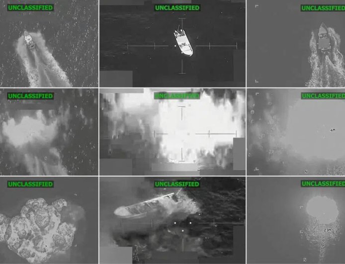 美军对三艘“贩毒船”发动打击致八人死亡