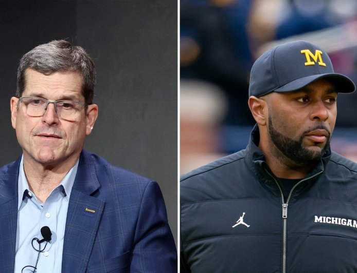 Jim Harbaugh Shares Details of Conversation With Sherrone Moore After Arrest