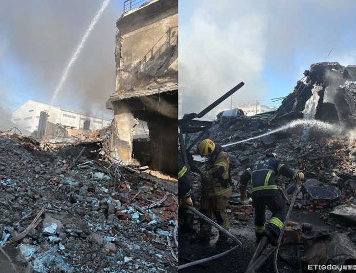 燒到白天變黑夜！高雄塑膠廠大火狂燒20hrs撲滅　最新空污監測曝