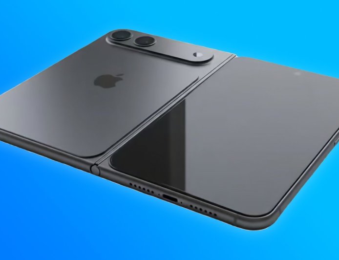 苹果首款折叠 iPhone 渲染图再曝：外 5.49 / 内 7.76 英寸屏幕，厚 4.8mm/9.6mm