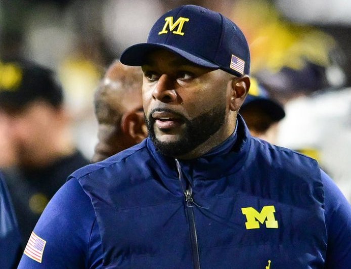 Sherrone Moore appears red-eyed in booking photo after Michigan firing, arrest