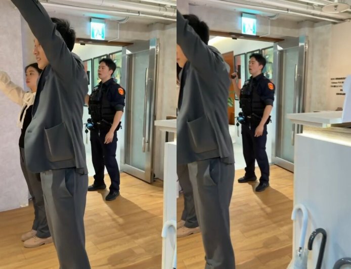 恐攻嫌一路殺上樓！麥當勞急拉鐵門「近10人躲櫃台」　警持槍守門