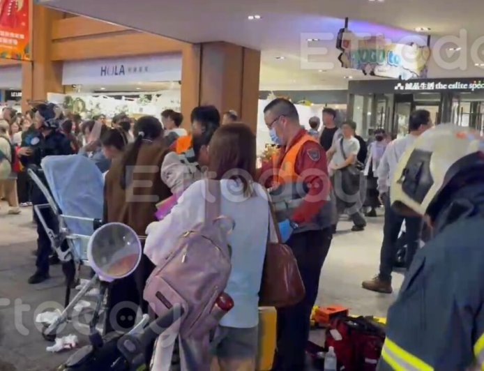 快訊／北車煙霧彈男「恐攻式砍人」已釀10傷！　中山站現場曝光