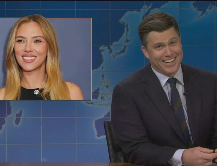 Michael Che Makes Colin Jost Insult Wife Scarlett Johansson in ‘SNL’ Joke Swap: ‘B—- You Having a Hot Flash’