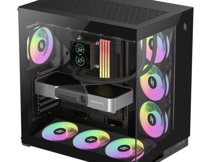 双仓中塔设计，GAMEMAX 游戏帝国推出 NEX C56 系列机箱