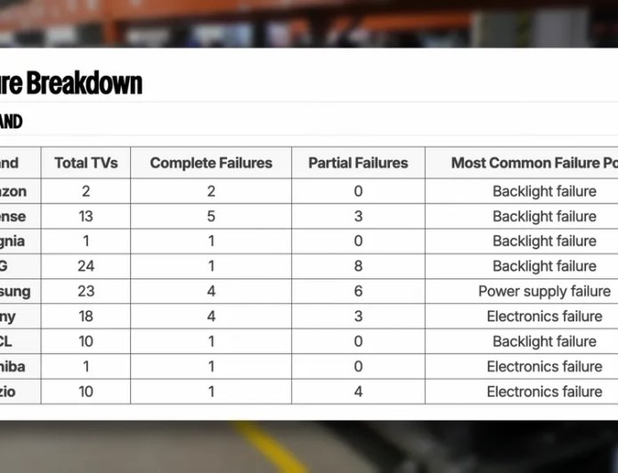 三年残酷测试结果出炉：OLED电视比LCD更可靠
