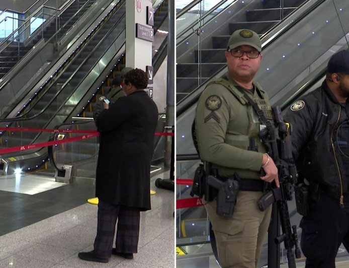 Man rushed to hospital in apparent self-inflicted shooting at Atlanta airport