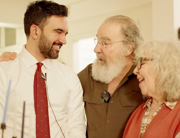 Zohran Mamdani celebrates Hanukkah in video with Jewish actor Mandy Patinkin