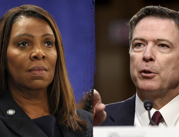 DOJ appeals dismissal of James, Comey criminal cases in long-shot legal gamble