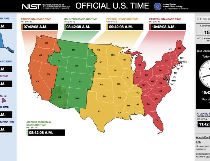 全美最准原子钟因飓风停电出现 4.8 微秒误差