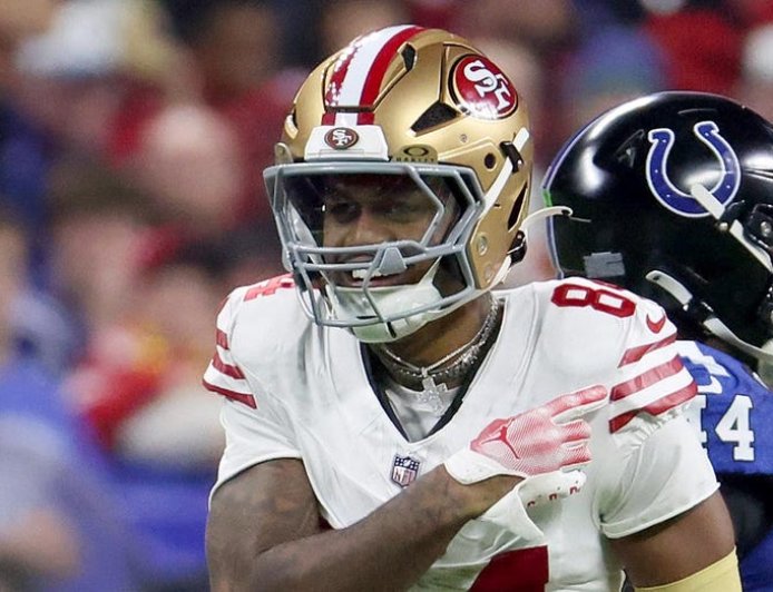 49ers wide receiver secures huge contract bonus during win vs Colts