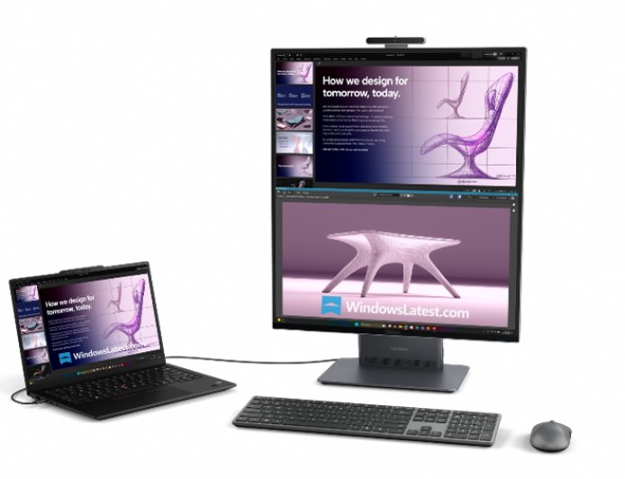 联想 ThinkCentre X AIO Aura Edition 一体机曝光：27.6 英寸 16:18 屏幕