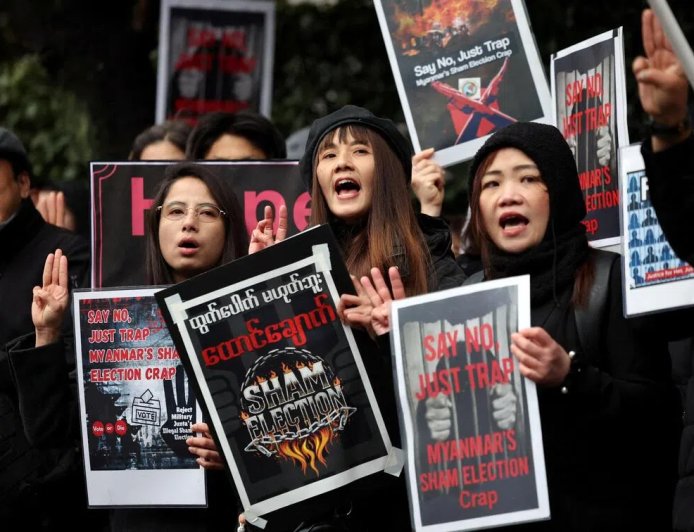 缅甸军政府宣布选举最后一轮投票明年1月25日举行