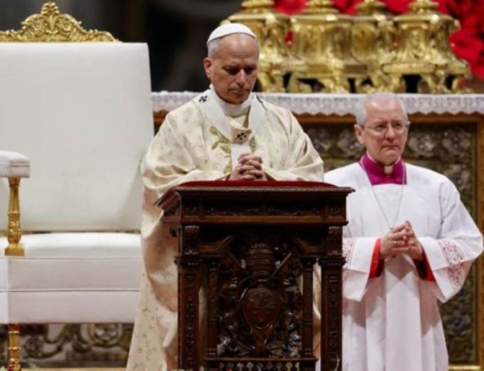 教宗利奥十四世在首次圣诞布道中哀叹加沙巴勒斯坦人民的苦难