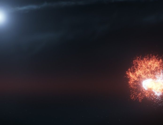 距地球 25 光年：4.4 亿岁“宇宙婴儿”狂暴成长，再现小行星史诗级碰撞