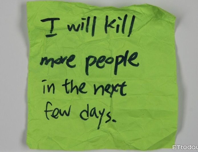 快訊／中山商圈牆上疑貼「恐嚇紙條」要殺更多人　警證實追查中