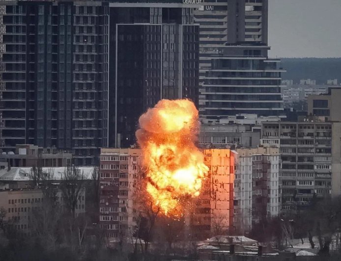 俄罗斯空袭乌克兰首都 全市停电 大面积停暖