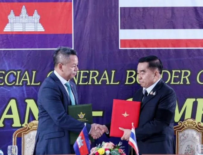 泰国和柬埔寨同意停火，结束持续数周的致命冲突