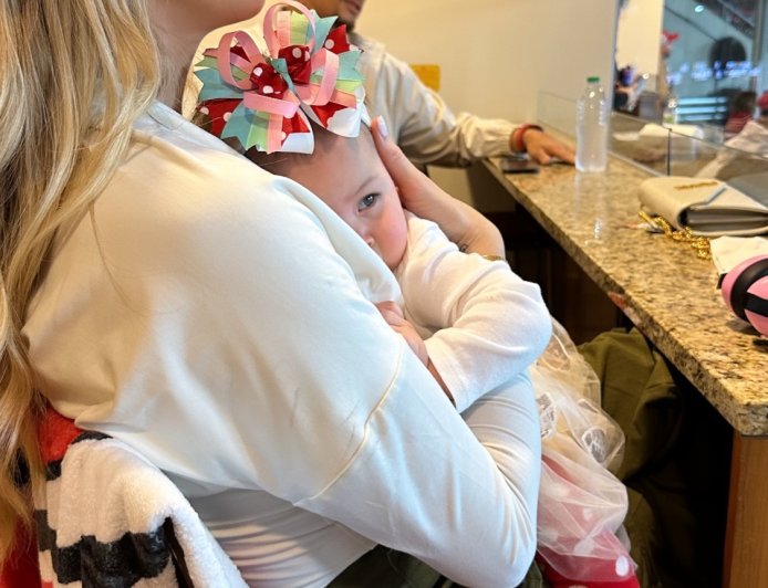 Brittany Mahomes Goes Casual in Olive Jeans for Chiefs Christmas Game