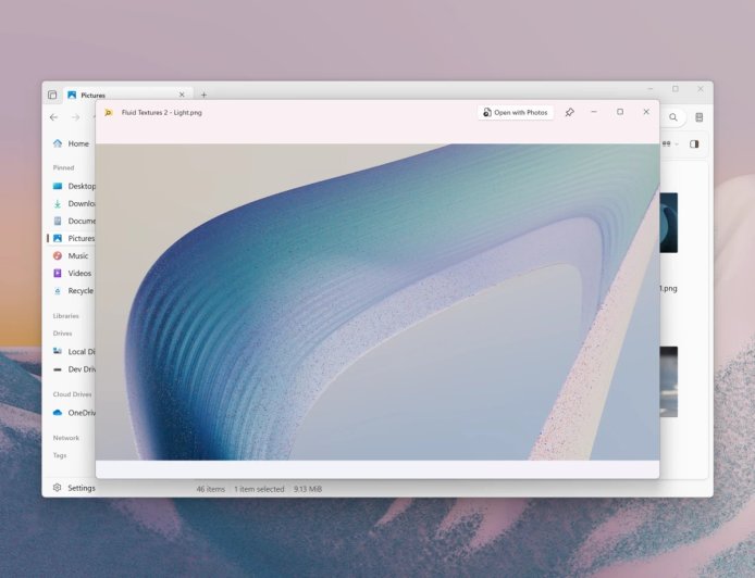 Win10/Win11 第三方文件管理器 Files 4.0.24 更新，可按空格键预览文件