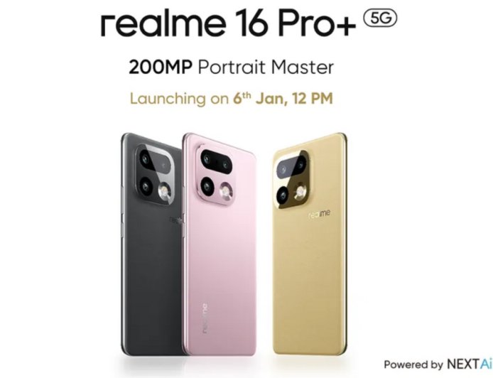 realme 真我 16 Pro+ 手机参数公布：骁龙 7 Gen 4 芯片，四曲面 AMOLED 面板