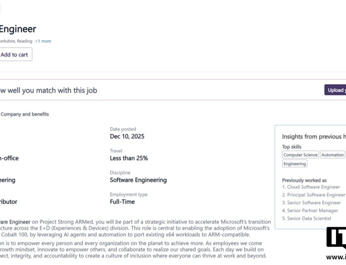 微软酝酿“Project Strong ARMed”项目，可用 AI 将 x64 代码自动移植到 WoA