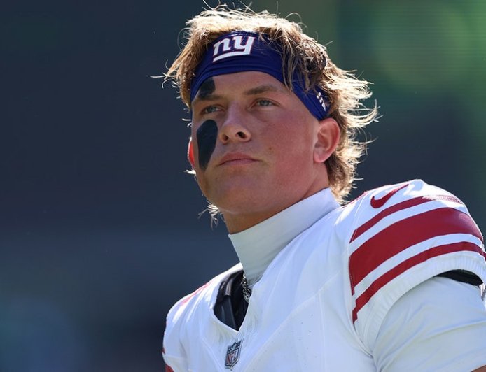 Jaxson Dart's father comes to son's defense after analyst questions Giants rookie's future with team