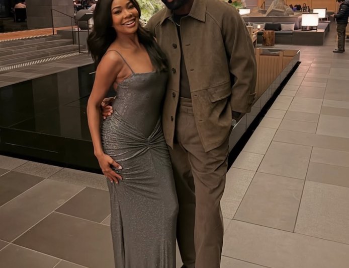 Gabrielle Union Goes Braless Underneath a Crystal Dress on New Year’s Eve