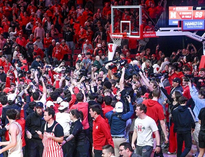 Nebraska players make unusual plea to fans after beating Michigan State to extend historic run