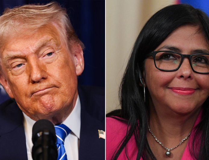 Trump vows US 'in charge' of Venezuela as he reveals if he's spoken to Delcy Rodríguez