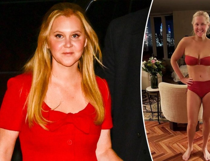 Amy Schumer slips on bikinis to showcase her weight loss transformation, details her 2026 resolutions