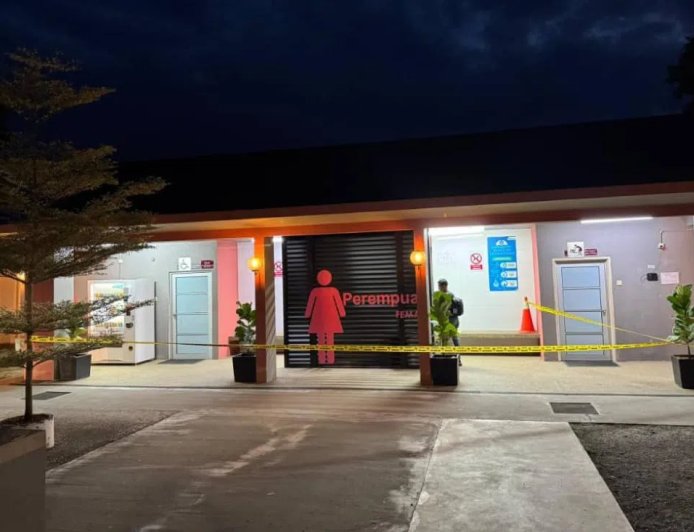 马国南北大道休息站女厕惊现男婴尸体 警方展开调查