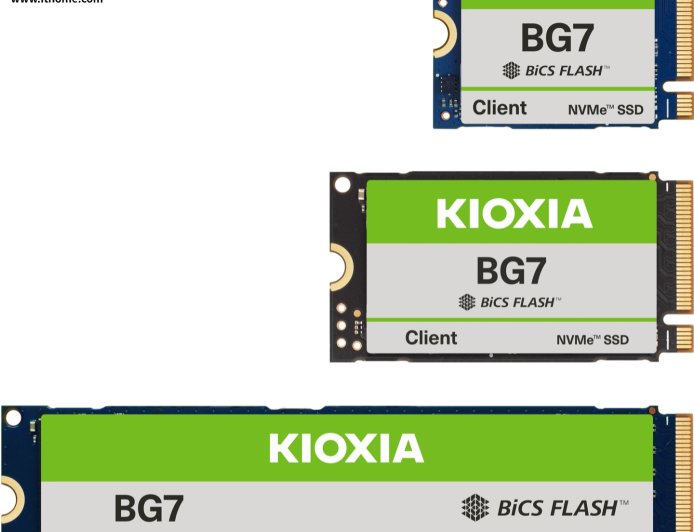 铠侠推出 BG7 系列固态硬盘：面向 PC OEM 市场，可选 2230/2242/2280 长度